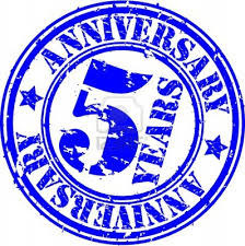 5 jaar - logo